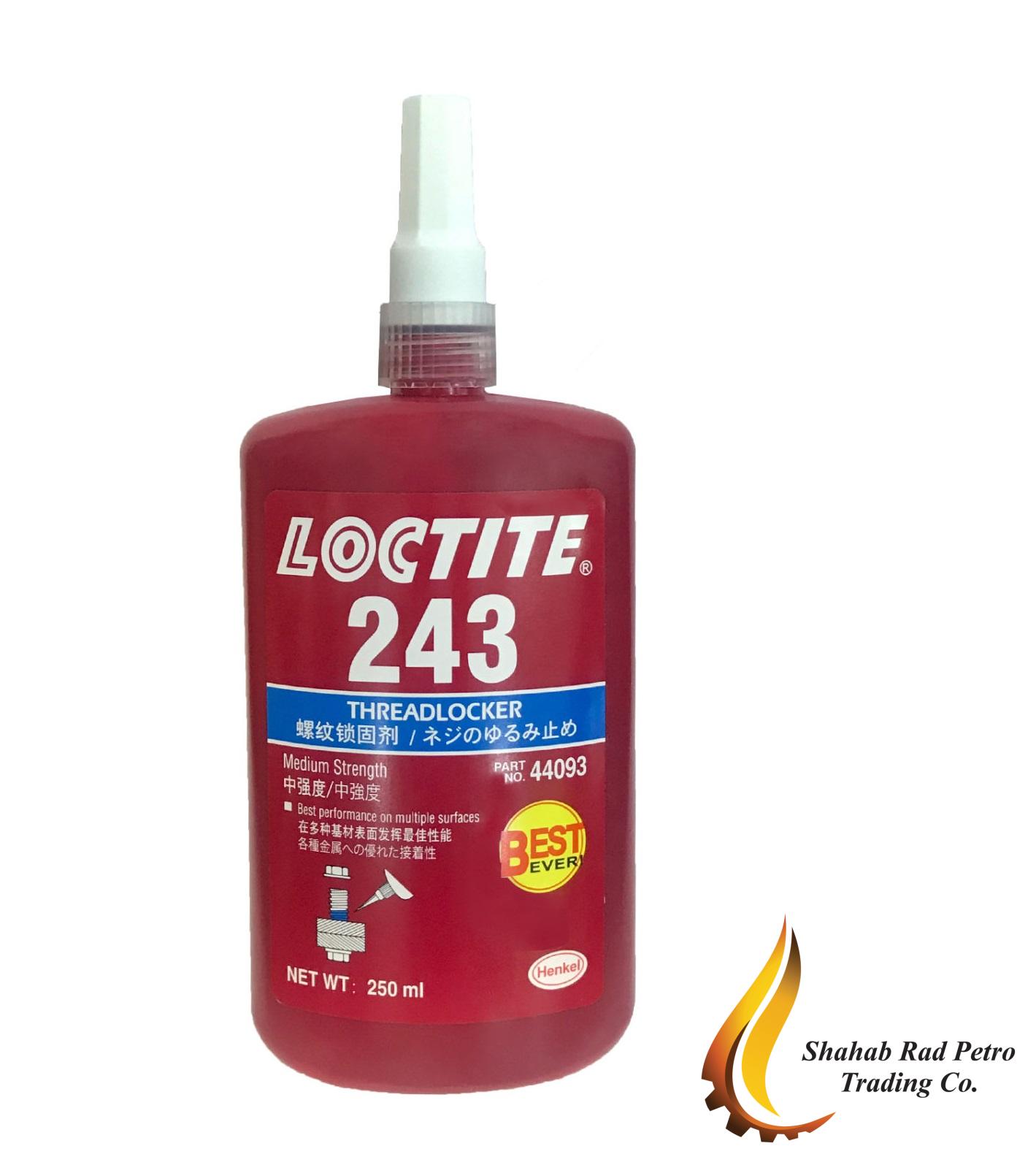 چسب رزوه لاکتایت LOCTITE 243 چسب رزوه لاکتایت LOCTITE 243